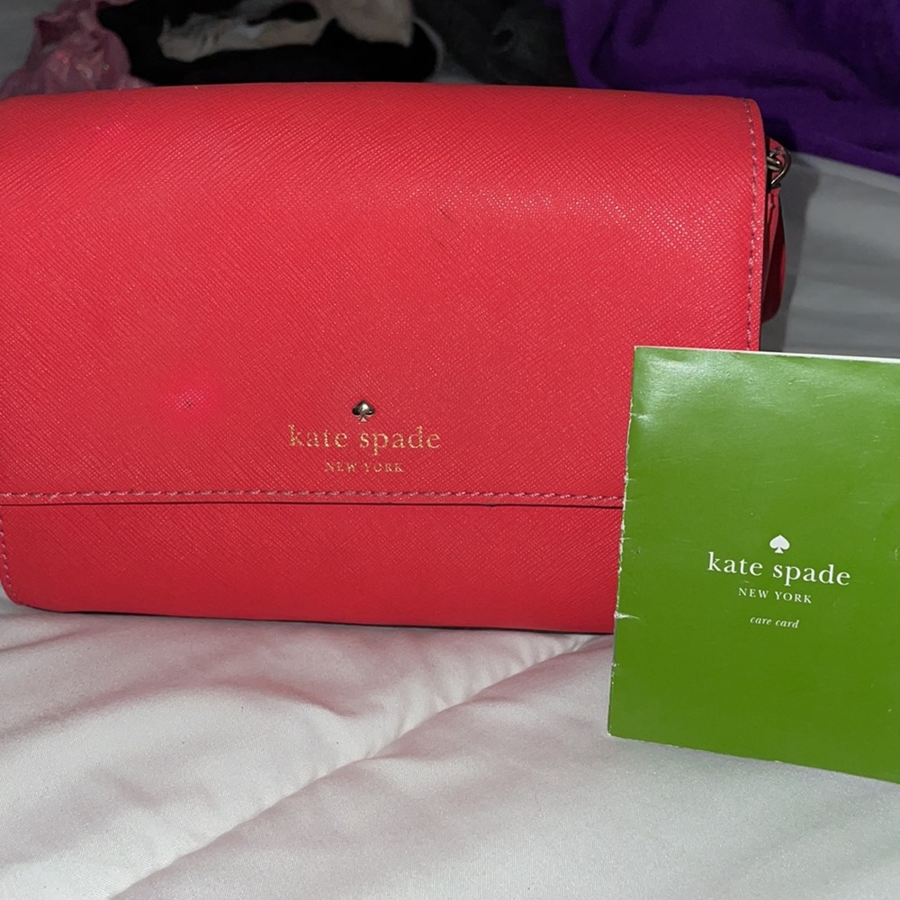 Kate spade pink crossbody purse.